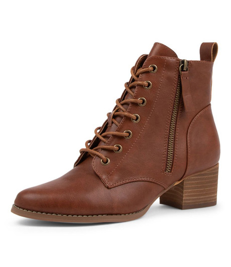 Lancie Cognac Ankle Boots
