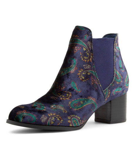 chelsea boots navy with pink main image 1