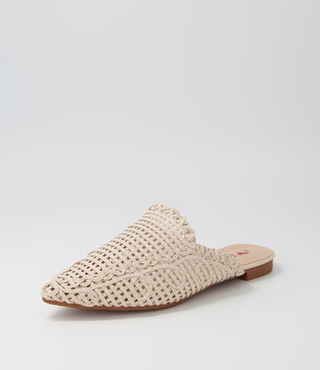 Delsie Bone Flat Shoes
