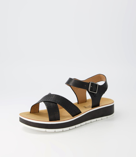 Eiana Black Sandals