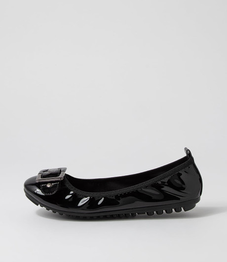 Cory Black Patent Pu Ballet Flats