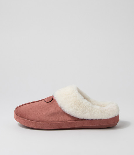 Snuggo Old Pink Multi Slippers