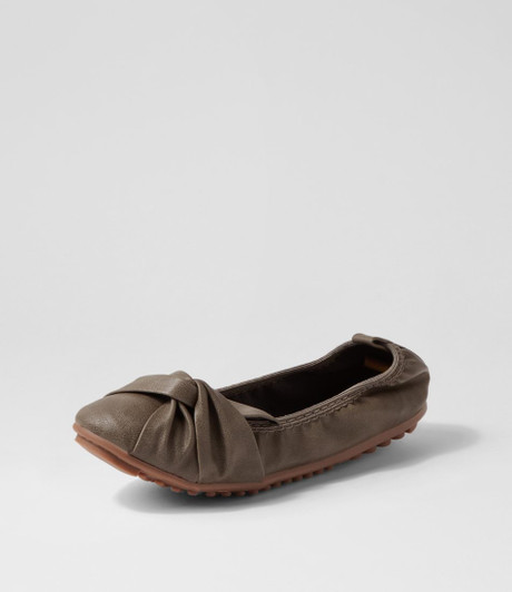 Clayne Taupe Ballet Flats