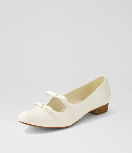 Esker Almond Patent Pu Ballet Flats