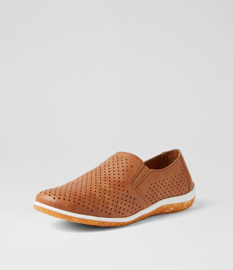 Shontele Tan Flat Shoes