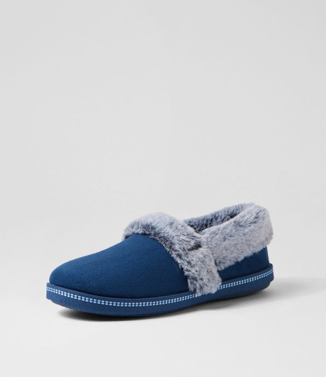 Slipon Blue Multi Flat Shoes