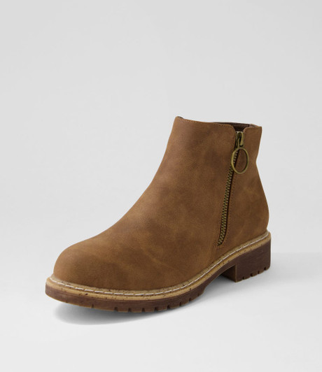 Volinto Whiskey Nubuck Pu Ankle Boots