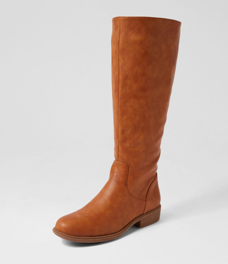 Rosalie W Tan Knee High Boots