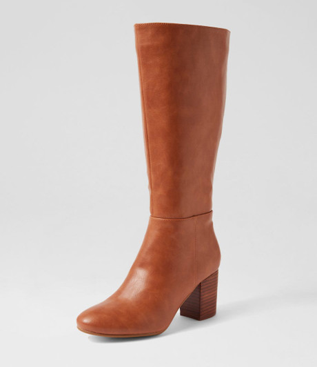 Malanda W Tan Knee High Boots