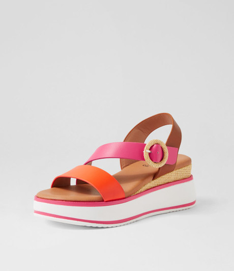 Lerimo Fuchsia Multi Sandals