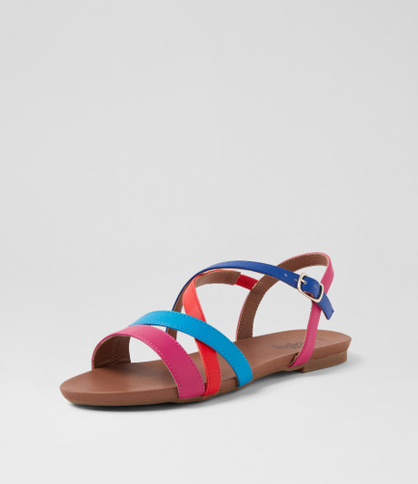 Seratu Magenta Blue Multi Sandals