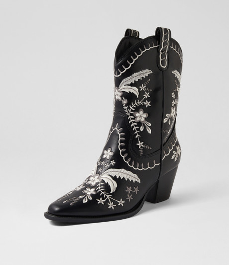 Sonie Black Calf Boots