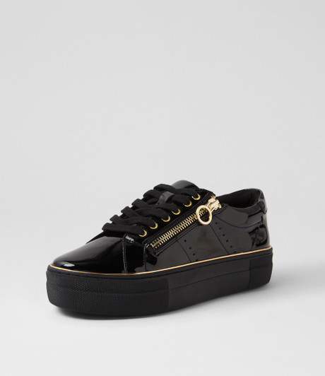 Skillex Black Patent Pu Sneakers