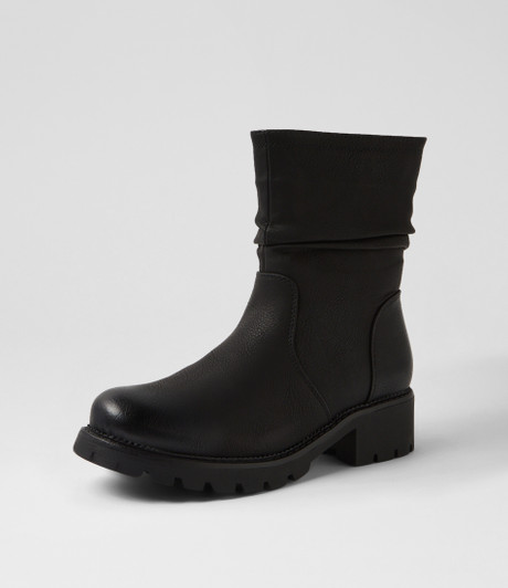 Fujol Black Ankle Boots