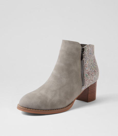 Justean Misty Splash Multi Ankle Boots