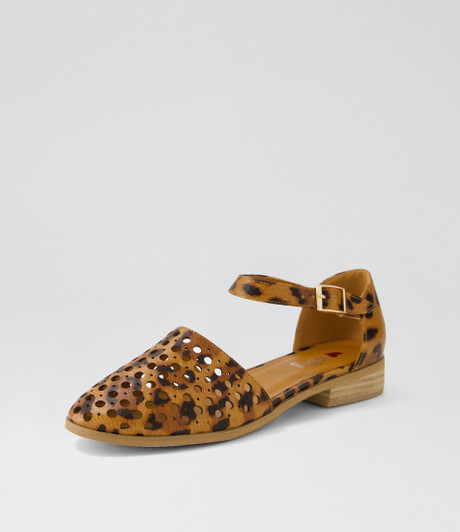 Quotes Leopard Flat Shoes