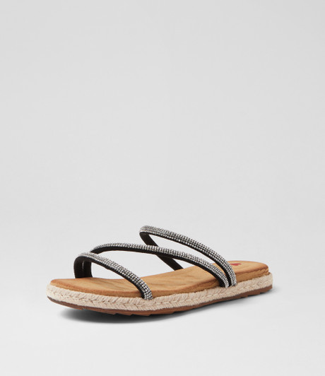 Jarson Black Jewels Sandals