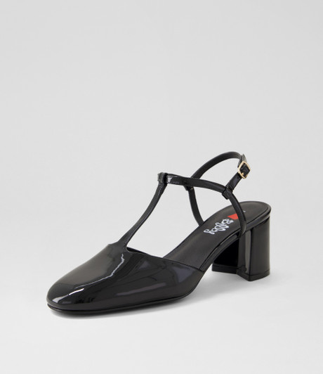 Essik Black Patent Pu Heels