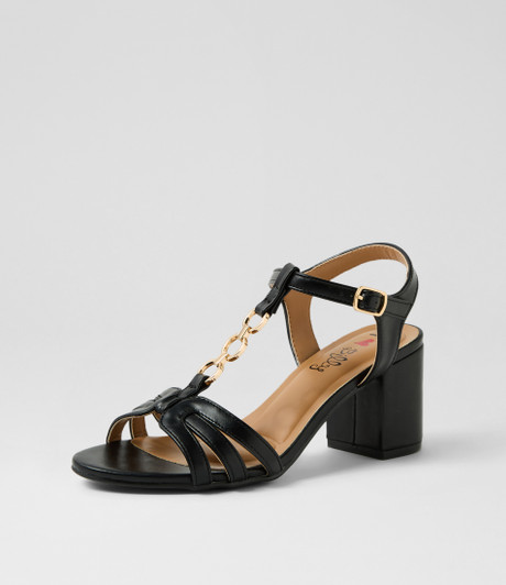 Korzon Black Sandals