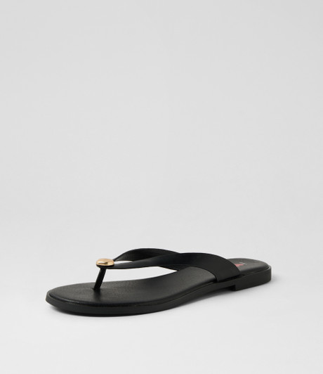 Forano Black Sandals