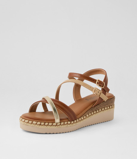 Lacie Tan Pale Gold Sandals