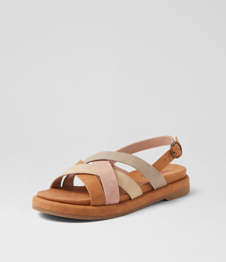 Elleson Earthy Multi Smooth Sandals