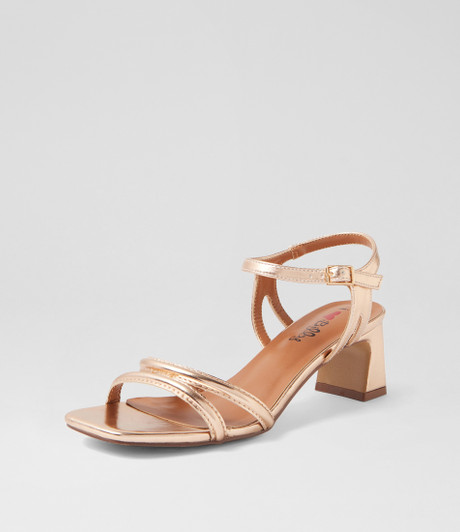 Serpenti Rose Gold Sandals