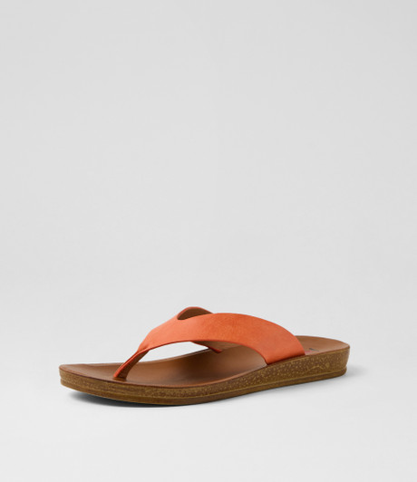 Kistine Orange Sandals
