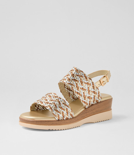 Hikine Metallic Multi Sandals