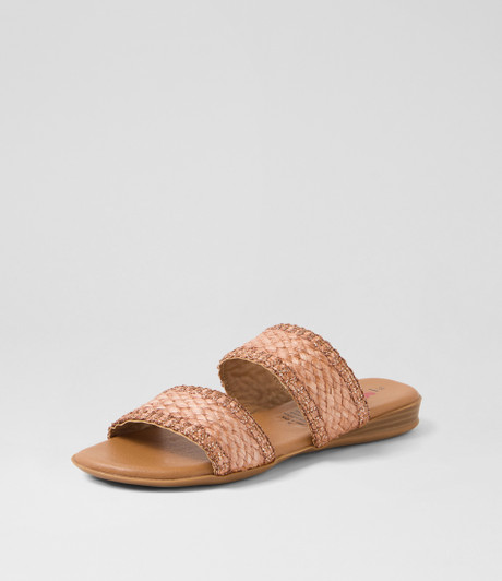 Desalne Cafe Synthetic Raffia Sandals