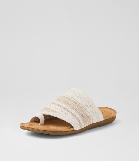 Fillow Beige Multi Fabric Sandals