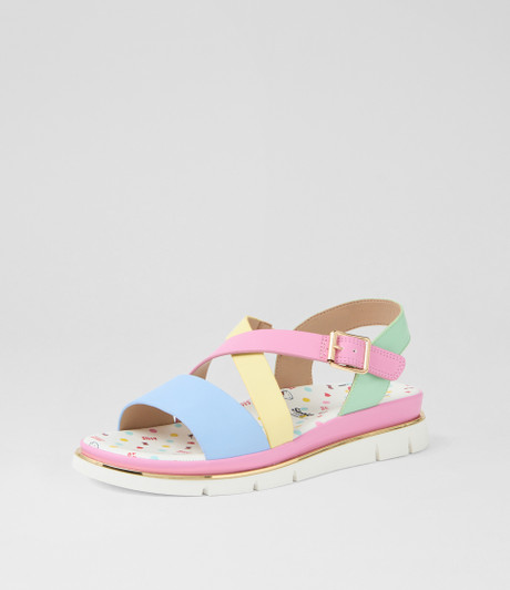 Hello Kitty Bliss Blue Multi Sandals