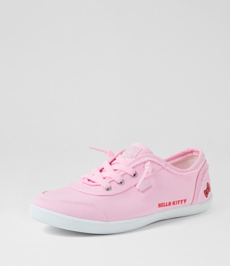Hello Kitty Plume Pink Canvas Sneakers