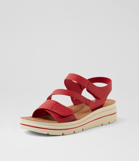 Xinton Red Sandals
