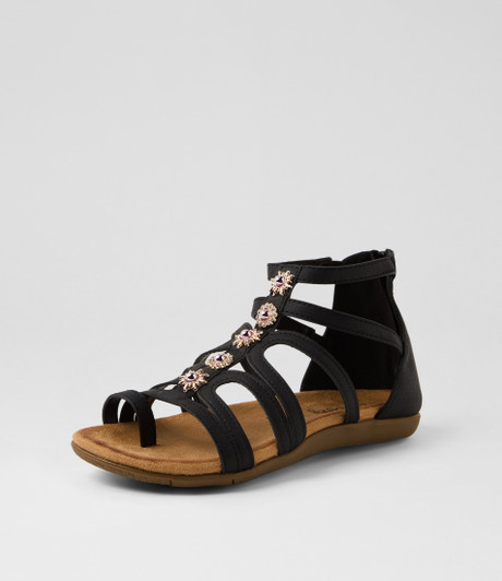 Feeler Black Sandals