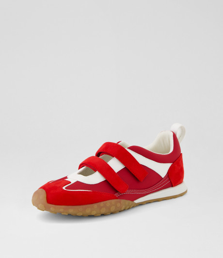 Vayley Red White Multi Sneakers