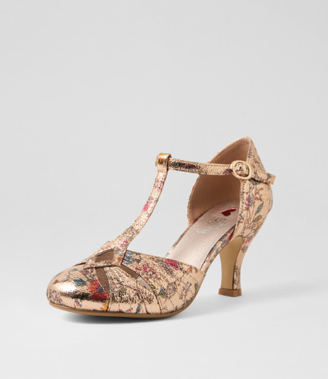 Mildan Rose Gold Crush Heels