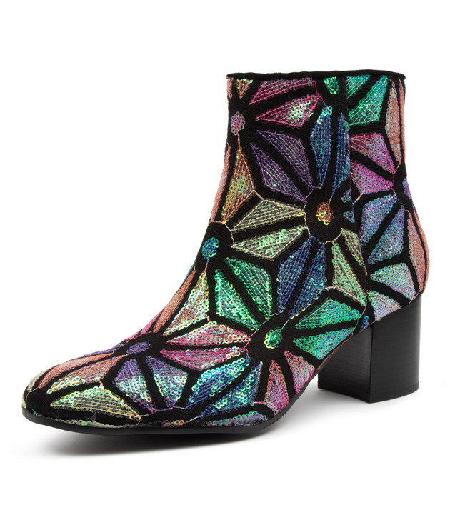 NELLIE BLACK MULTI BOOTS - I Love Billy