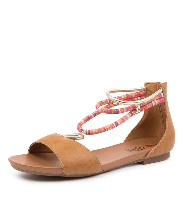 SCENIC TAN MULTI SANDALS