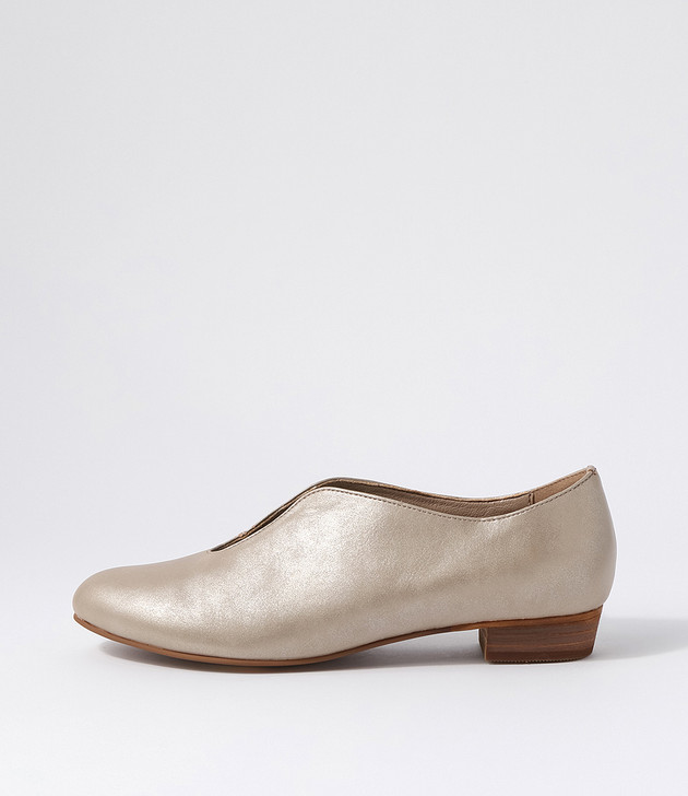 Eamain Taupe Shimmer Flat Shoes