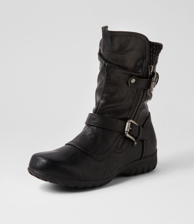 Echoing Black Calf Boots