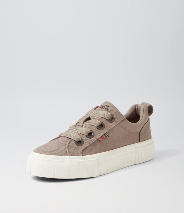 Tenchie Grey Recycled Canvas Sneakers