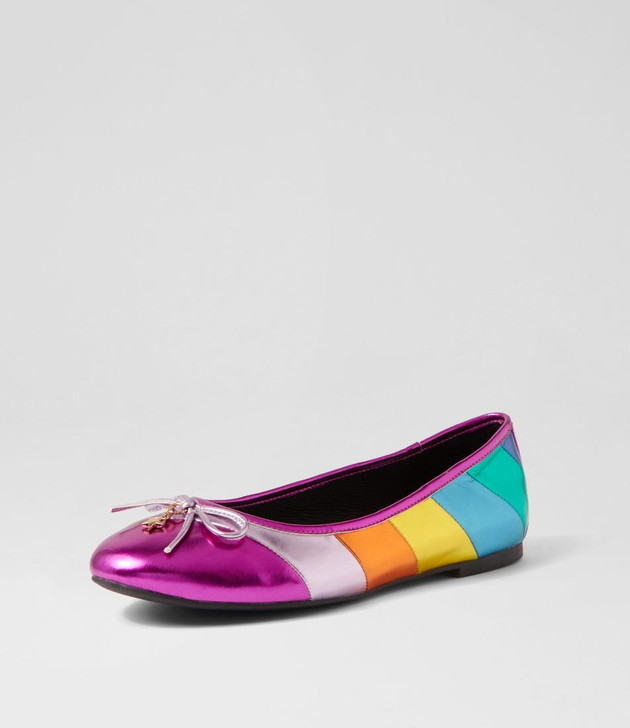 Kooky Bright Multi Ballet Flats