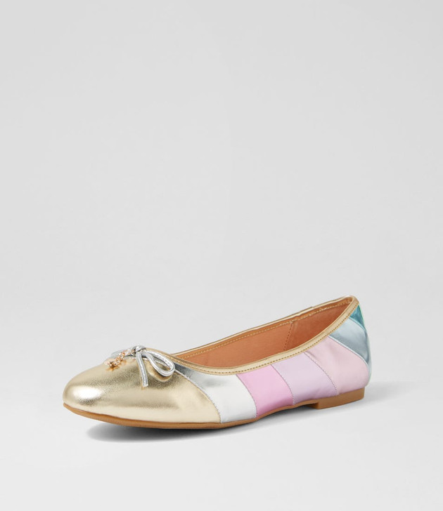 Kooky Pastel Multi Ballet Flats