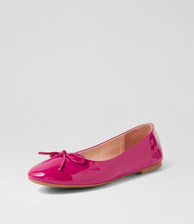 Klara Magenta Patent Pu Ballet Flats