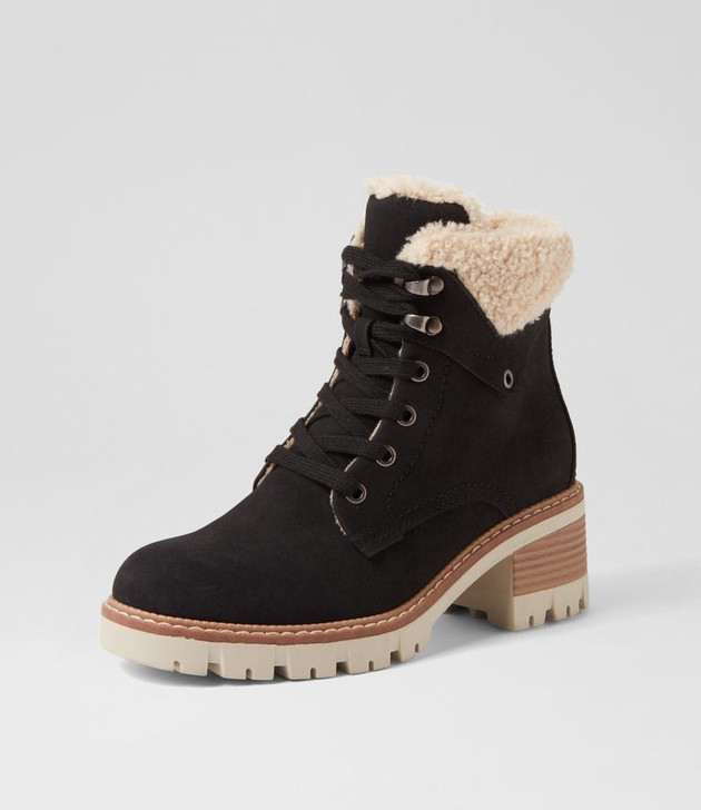 Gaspish Black Ankle Boots