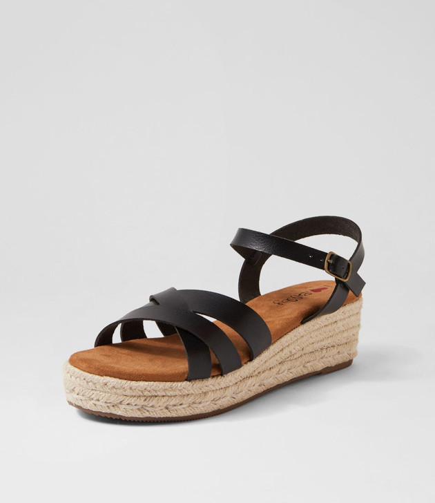 Holsloe Black Sandals