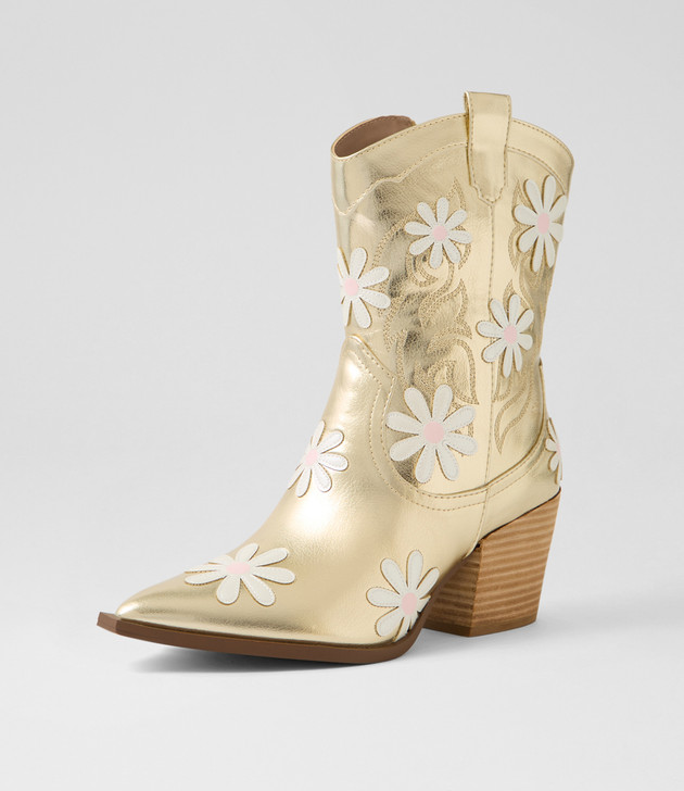 Daisy Gold Multi Calf Boots