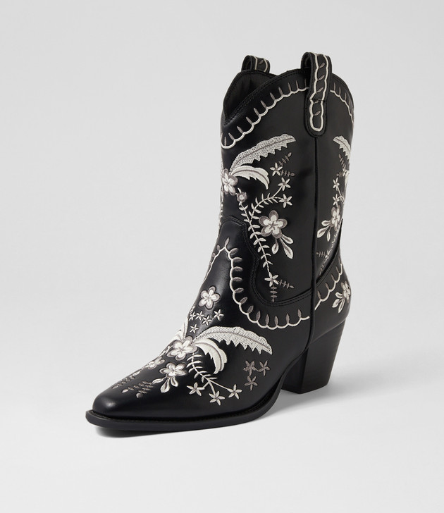 Sonie Black Calf Boots