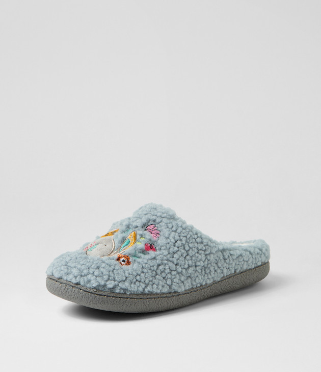 Latto Soft Blue Multi Slippers